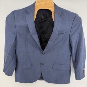 J.Crew Crosby Wool Blazer Men Size 40S Blue Italian Wool